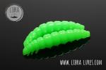 Libra Lures, Larva- Multi Cheese 125, 5x25mm,Hot Green,026